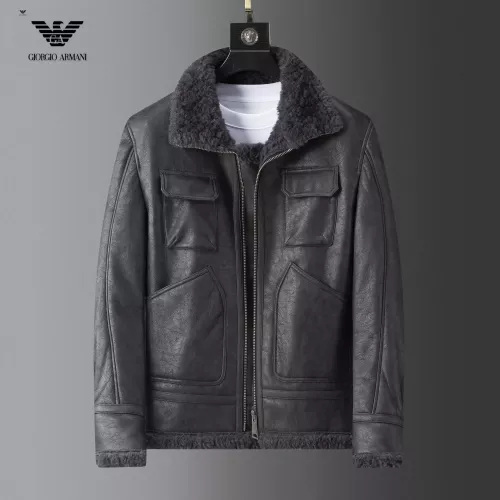 Armani Jackets Long Sleeved For Men #1376403 $128.00 USD, Wholesale Replica Armani Jackets
