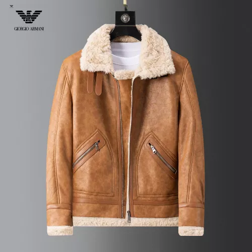 Armani Jackets Long Sleeved For Men #1376404 $128.00 USD, Wholesale Replica Armani Jackets
