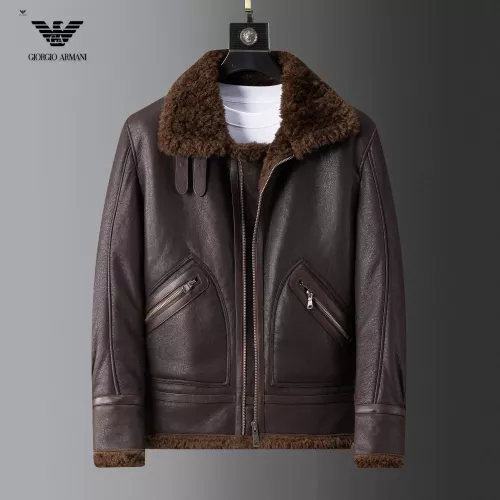 Armani Jackets Long Sleeved For Men #1376405 $128.00 USD, Wholesale Replica Armani Jackets