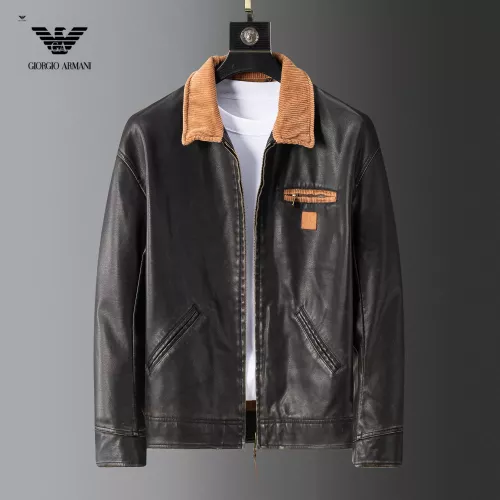 Armani Jackets Long Sleeved For Men #1376408 $115.00 USD, Wholesale Replica Armani Jackets