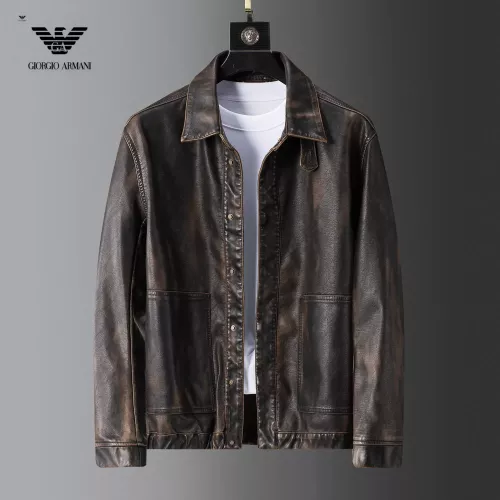 Armani Jackets Long Sleeved For Men #1376415 $115.00 USD, Wholesale Replica Armani Jackets