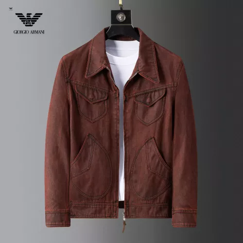 Armani Jackets Long Sleeved For Men #1376416 $115.00 USD, Wholesale Replica Armani Jackets