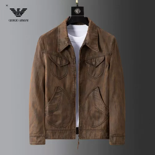 Armani Jackets Long Sleeved For Men #1376418 $115.00 USD, Wholesale Replica Armani Jackets