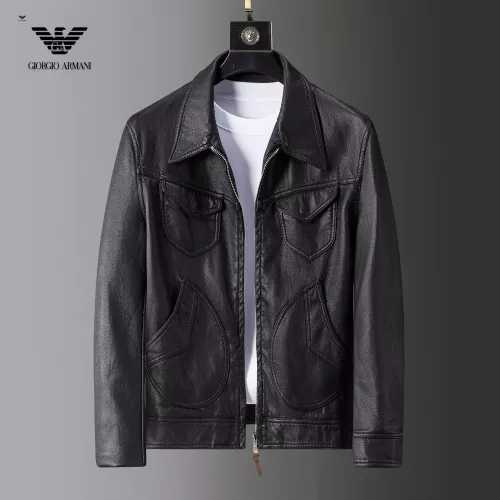 Armani Jackets Long Sleeved For Men #1376419 $115.00 USD, Wholesale Replica Armani Jackets
