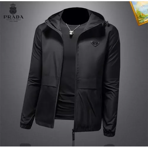 Replica Prada Jackets Long Sleeved For Men #1376426 $82.00 USD for Wholesale