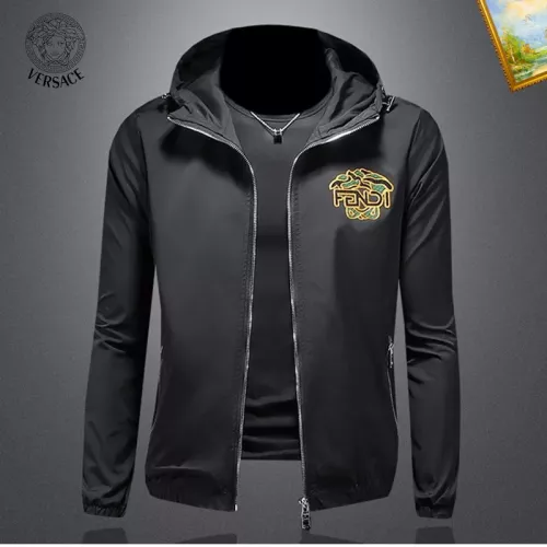 Versace Jackets Long Sleeved For Men #1376431 $82.00 USD, Wholesale Replica Versace Jackets