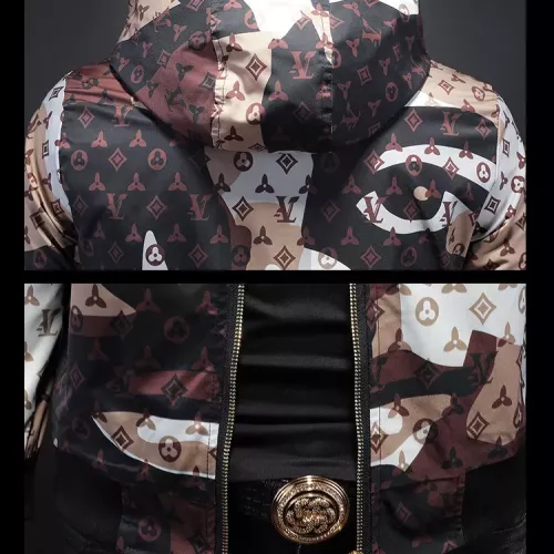 Replica Louis Vuitton LV Jackets Long Sleeved For Men #1376432 $82.00 USD for Wholesale