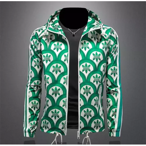 Adidas Jackets Long Sleeved For Men #1376439 $82.00 USD, Wholesale Replica Adidas Jackets