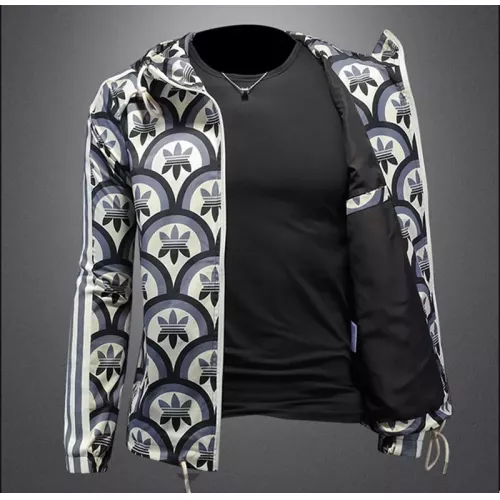 Replica Adidas Jackets Long Sleeved For Men #1376440 $82.00 USD for Wholesale