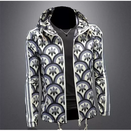Replica Adidas Jackets Long Sleeved For Men #1376440 $82.00 USD for Wholesale