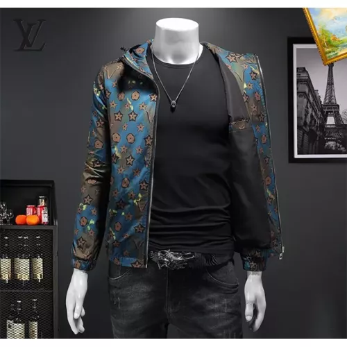 Replica Louis Vuitton LV Jackets Long Sleeved For Men #1376442 $82.00 USD for Wholesale