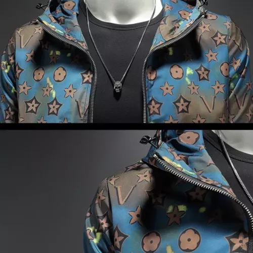 Replica Louis Vuitton LV Jackets Long Sleeved For Men #1376442 $82.00 USD for Wholesale