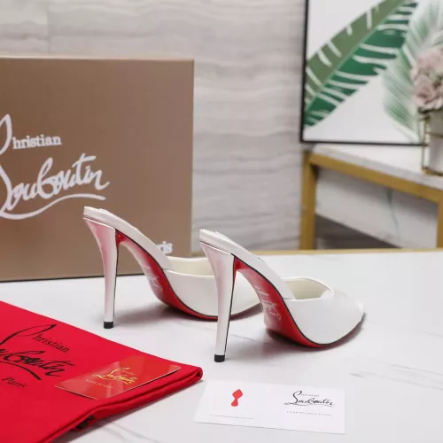 Replica Christian Louboutin CL Slippers For Women #1376527 $105.00 USD for Wholesale