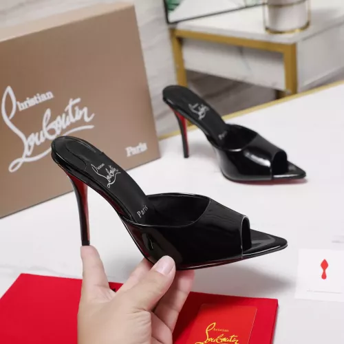 Replica Christian Louboutin CL Slippers For Women #1376528 $105.00 USD for Wholesale