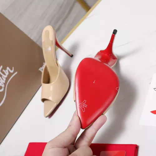Replica Christian Louboutin CL Slippers For Women #1376529 $105.00 USD for Wholesale