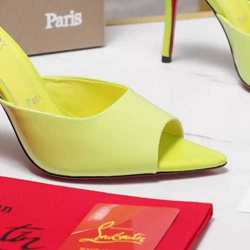 Replica Christian Louboutin CL Slippers For Women #1376530 $105.00 USD for Wholesale