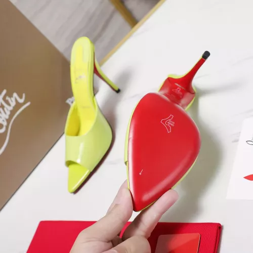 Replica Christian Louboutin CL Slippers For Women #1376530 $105.00 USD for Wholesale