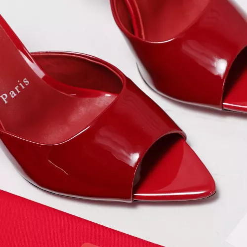 Replica Christian Louboutin CL Slippers For Women #1376532 $105.00 USD for Wholesale
