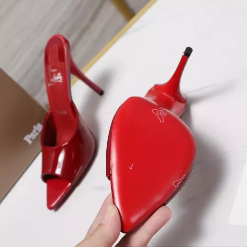 Replica Christian Louboutin CL Slippers For Women #1376532 $105.00 USD for Wholesale