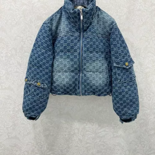 Gucci Down Feather Coat Long Sleeved For Women #1376548 $175.00 USD, Wholesale Replica Gucci Down Feather Coat