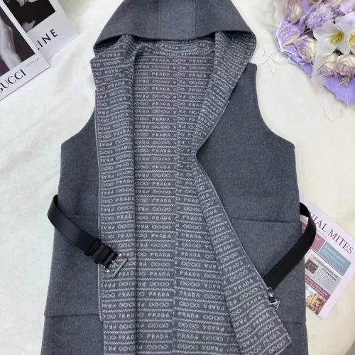 Replica Prada Coat Sleeveless For Women #1376594 $323.97 USD for Wholesale