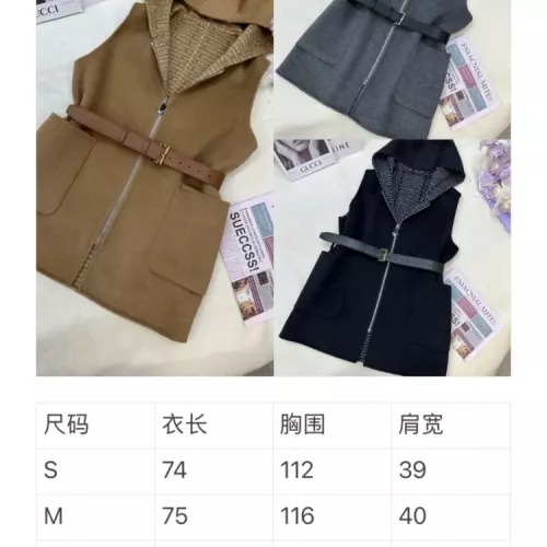Replica Prada Coat Sleeveless For Women #1376594 $323.97 USD for Wholesale