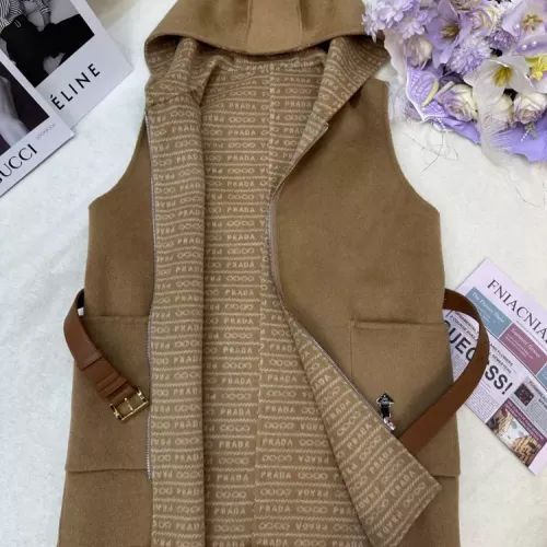 Replica Prada Coat Sleeveless For Women #1376596 $323.97 USD for Wholesale