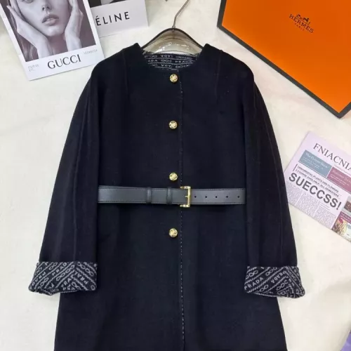 Prada Coat Long Sleeved For Women #1376599 $350.41 USD, Wholesale Replica Prada Coats