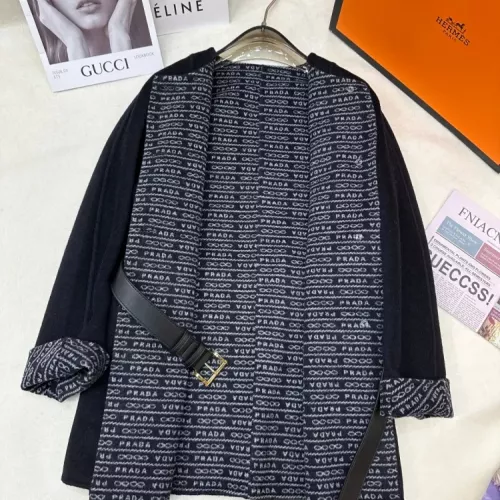 Replica Prada Coat Long Sleeved For Women #1376599 $350.41 USD for Wholesale