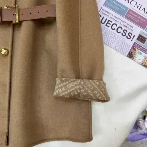 Replica Prada Coat Long Sleeved For Women #1376600 $350.41 USD for Wholesale