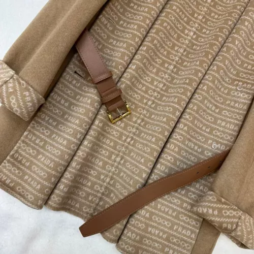 Replica Prada Coat Long Sleeved For Women #1376600 $350.41 USD for Wholesale