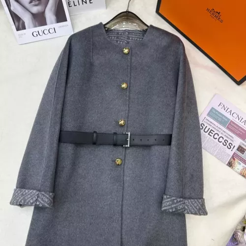 Prada Coat Long Sleeved For Women #1376601 $350.41 USD, Wholesale Replica Prada Coats
