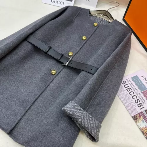 Replica Prada Coat Long Sleeved For Women #1376601 $350.41 USD for Wholesale