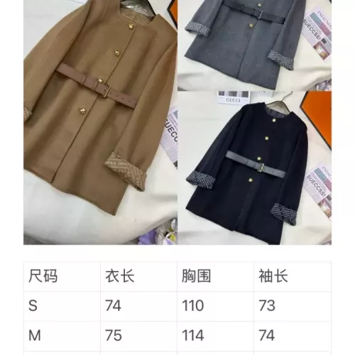 Replica Prada Coat Long Sleeved For Women #1376601 $350.41 USD for Wholesale