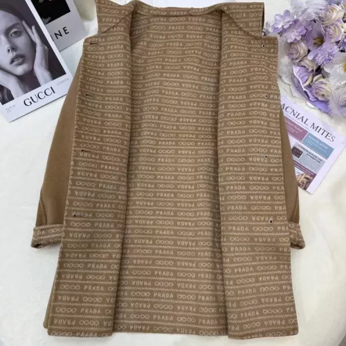 Replica Prada Coat Long Sleeved For Women #1376602 $350.41 USD for Wholesale