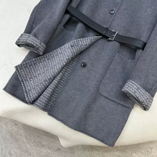 Replica Prada Coat Long Sleeved For Women #1376603 $350.41 USD for Wholesale