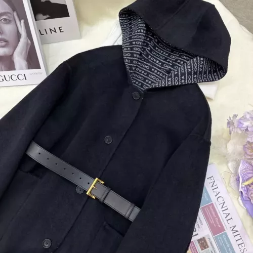 Replica Prada Coat Long Sleeved For Women #1376604 $350.41 USD for Wholesale