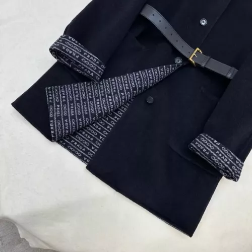 Replica Prada Coat Long Sleeved For Women #1376604 $350.41 USD for Wholesale