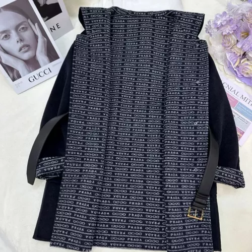 Replica Prada Coat Long Sleeved For Women #1376604 $350.41 USD for Wholesale