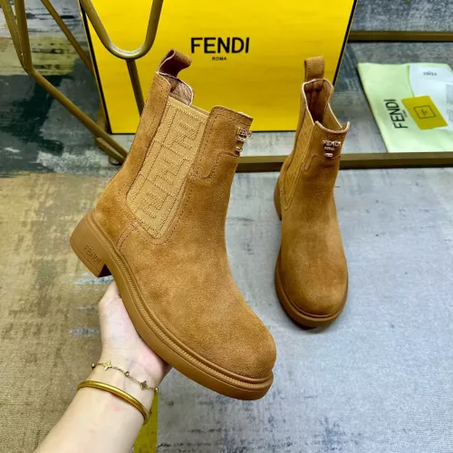 Fendi Fashion Boots For Women #1376611 $115.00 USD, Wholesale Replica Fendi Fashion Boots