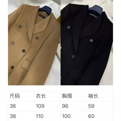 Replica Louis Vuitton LV Coat Long Sleeved For Women #1376612 $380.17 USD for Wholesale