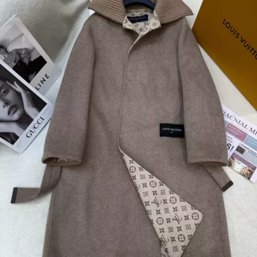 Louis Vuitton LV Coat Long Sleeved For Women #1376619 $409.92 USD, Wholesale Replica Louis Vuitton LV Coat