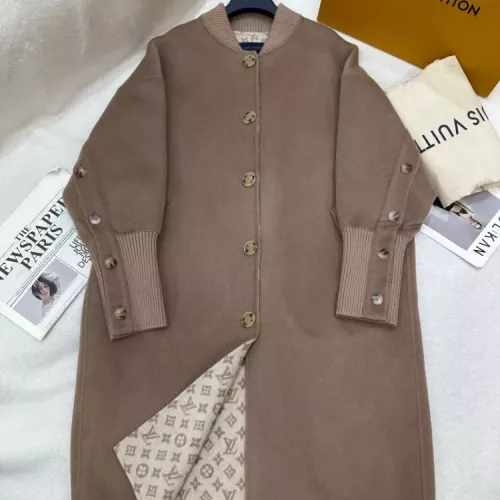 Louis Vuitton LV Coat Long Sleeved For Women #1376626 $409.92 USD, Wholesale Replica Louis Vuitton LV Coat