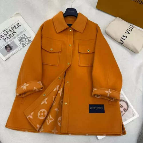 Louis Vuitton LV Coat Long Sleeved For Women #1376640 $416.53 USD, Wholesale Replica Louis Vuitton LV Coat