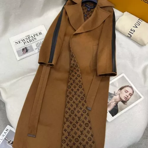 Louis Vuitton LV Coat Long Sleeved For Women #1376643 $423.14 USD, Wholesale Replica Louis Vuitton LV Coat