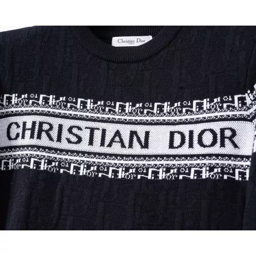 Replica Christian Dior Sweaters Long Sleeved For Men #1376668 $45.00 USD for Wholesale