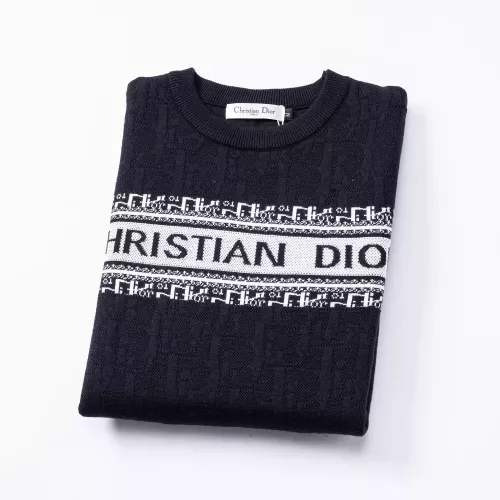 Replica Christian Dior Sweaters Long Sleeved For Men #1376668 $45.00 USD for Wholesale