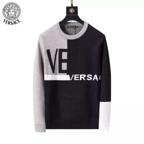 Versace Sweaters Long Sleeved For Men #1376671 $45.00 USD, Wholesale Replica Versace Sweaters