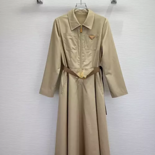 Prada Dresses Long Sleeved For Women #1376698 $88.00 USD, Wholesale Replica Prada Dresses
