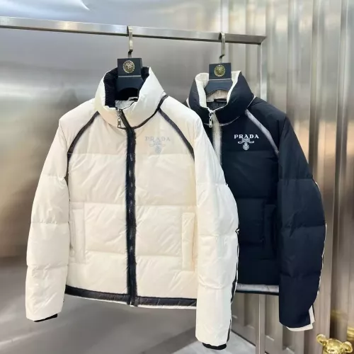 Replica Prada Down Feather Coat Long Sleeved For Men #1376737 $135.00 USD for Wholesale